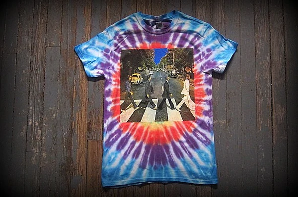 BEATLES - Abbey Road - Tie Dye -T-Shirt